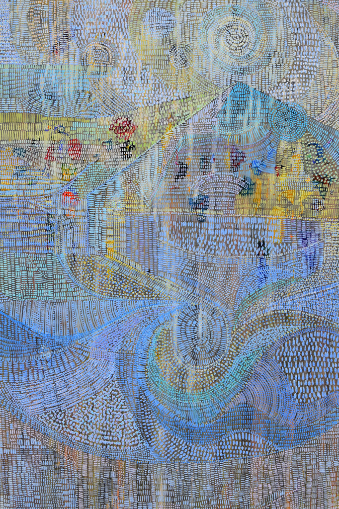 Inhabitation 72 x 48" acrylic on canvas