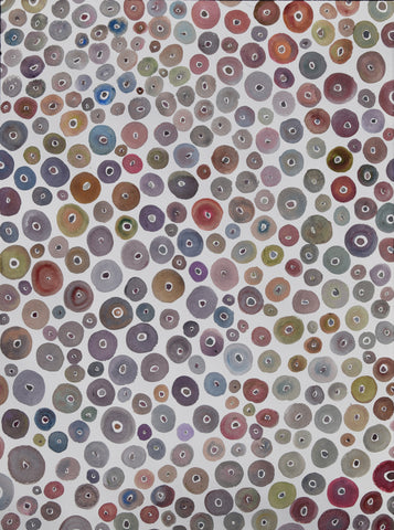 Considering Color: BLM O 30 x 22" watercolor on paper unframed