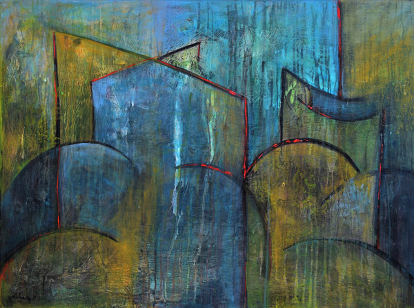 Balance 30 x 40 Inches - Acrylic On Panel Board