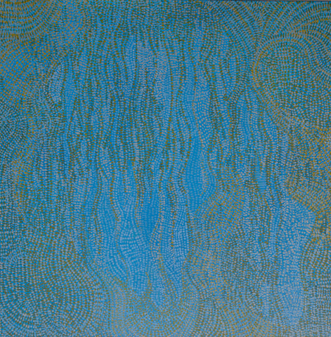 Peace Time 36 x 36"  Framed     Acrylic on Canvas 2022