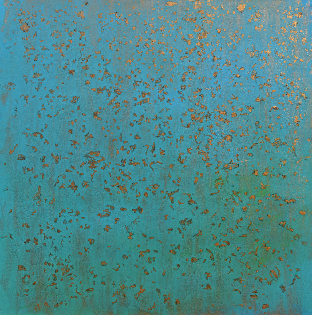 Time After Time  36 x 36" Acrylic on canvas framed 2022