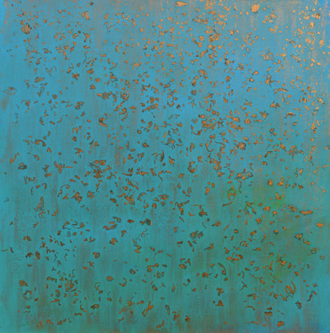 Time After Time  36 x 36" Acrylic on canvas framed 2022