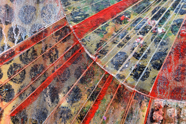 Reflections 17 x 26 inches mixed media on paper